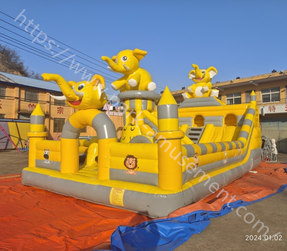 Inflatable Elephant Castle