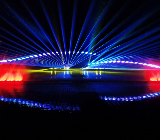 New Product Fountain Water Light Show Design and Construction